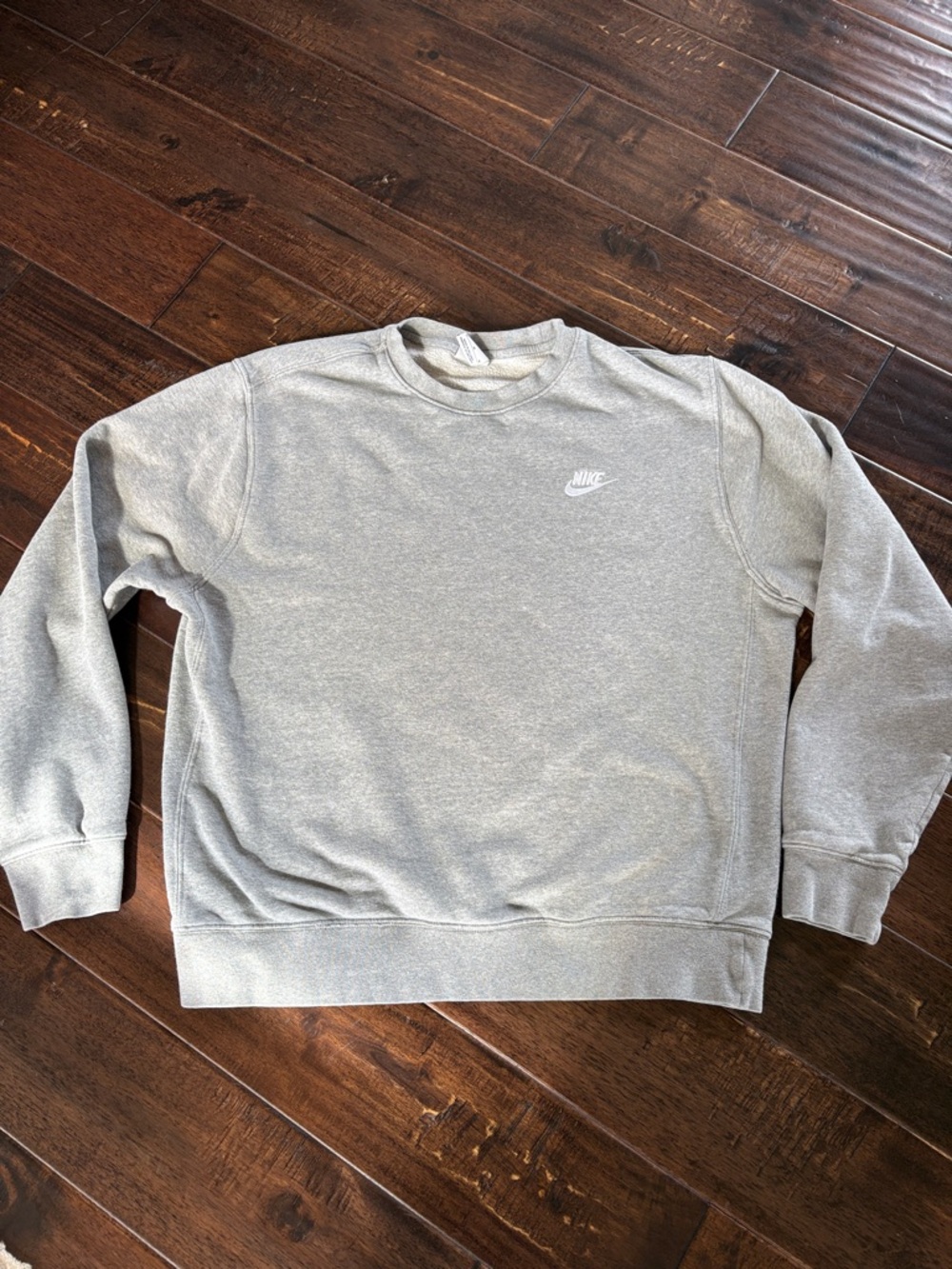 Nike Light Gray Men's Crewneck Sweatshirt